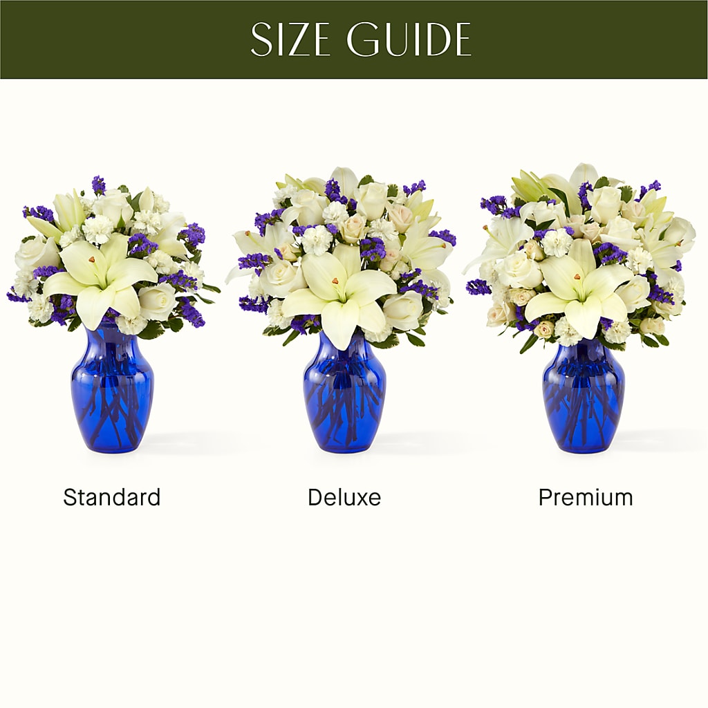 Sapphire Rush Bouquet – KATHY'S FLOWERS, Adair OK