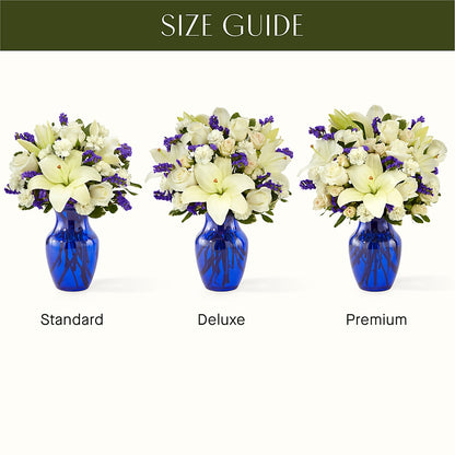 Sapphire Rush Bouquet – KATHY'S FLOWERS, Adair OK