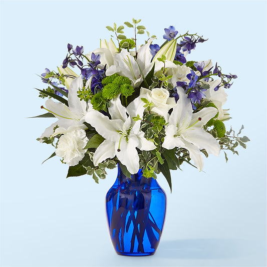 Santorini Bouquet – KATHY'S FLOWERS, Adair OK