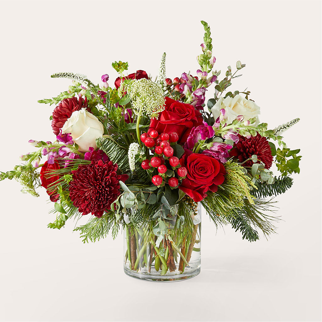 Cranberry Fizz Bouquet – KATHY'S FLOWERS, Adair OK