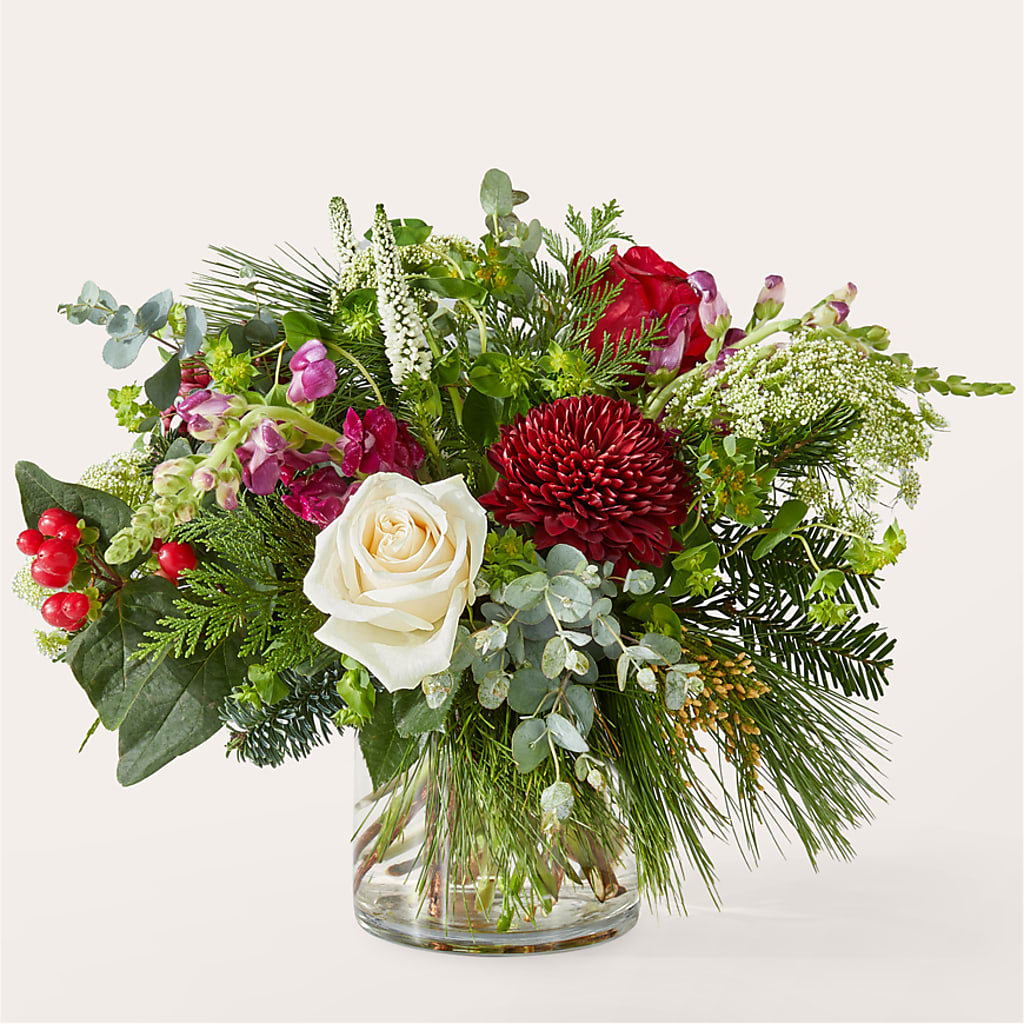 Cranberry Fizz Bouquet – KATHY'S FLOWERS, Adair OK