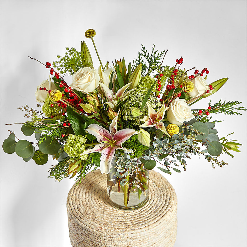 Berry & Bright Bouquet – KATHY'S FLOWERS, Adair OK