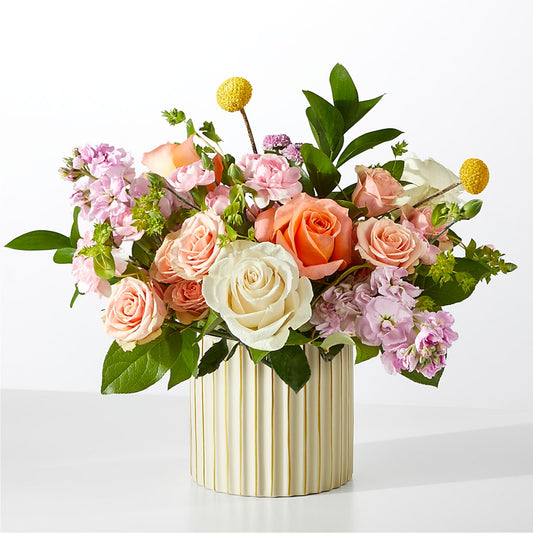 French Market Bouquet with Ivory Vase – KATHY'S FLOWERS, Adair OK