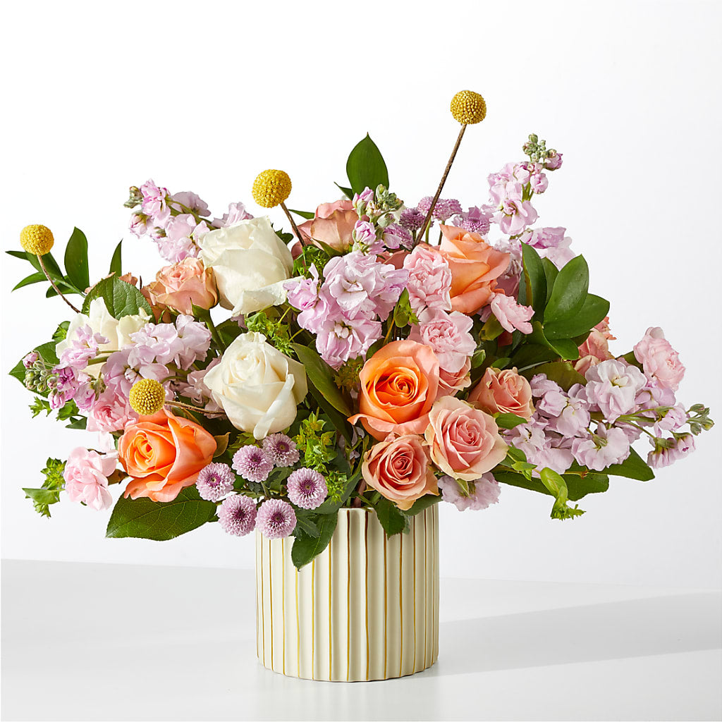 French Market Bouquet with Ivory Vase – KATHY'S FLOWERS, Adair OK