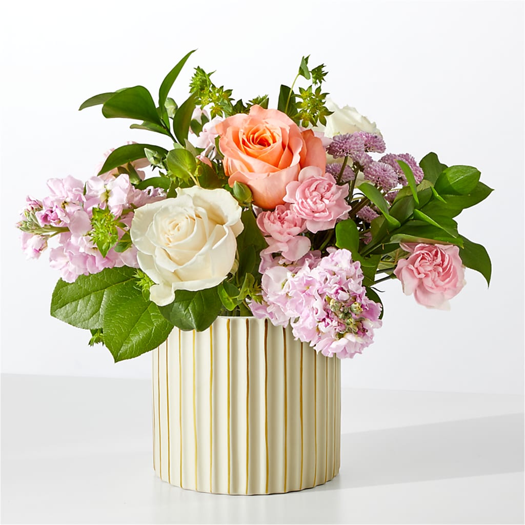 French Market Bouquet with Ivory Vase – KATHY'S FLOWERS, Adair OK