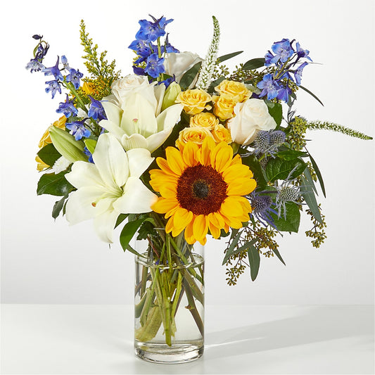 Wonderfully Sunny Bouquet – KATHY'S FLOWERS, Adair OK
