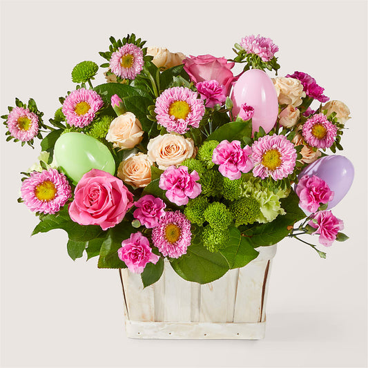 Get Eggcited Basket – KATHY'S FLOWERS, Adair OK