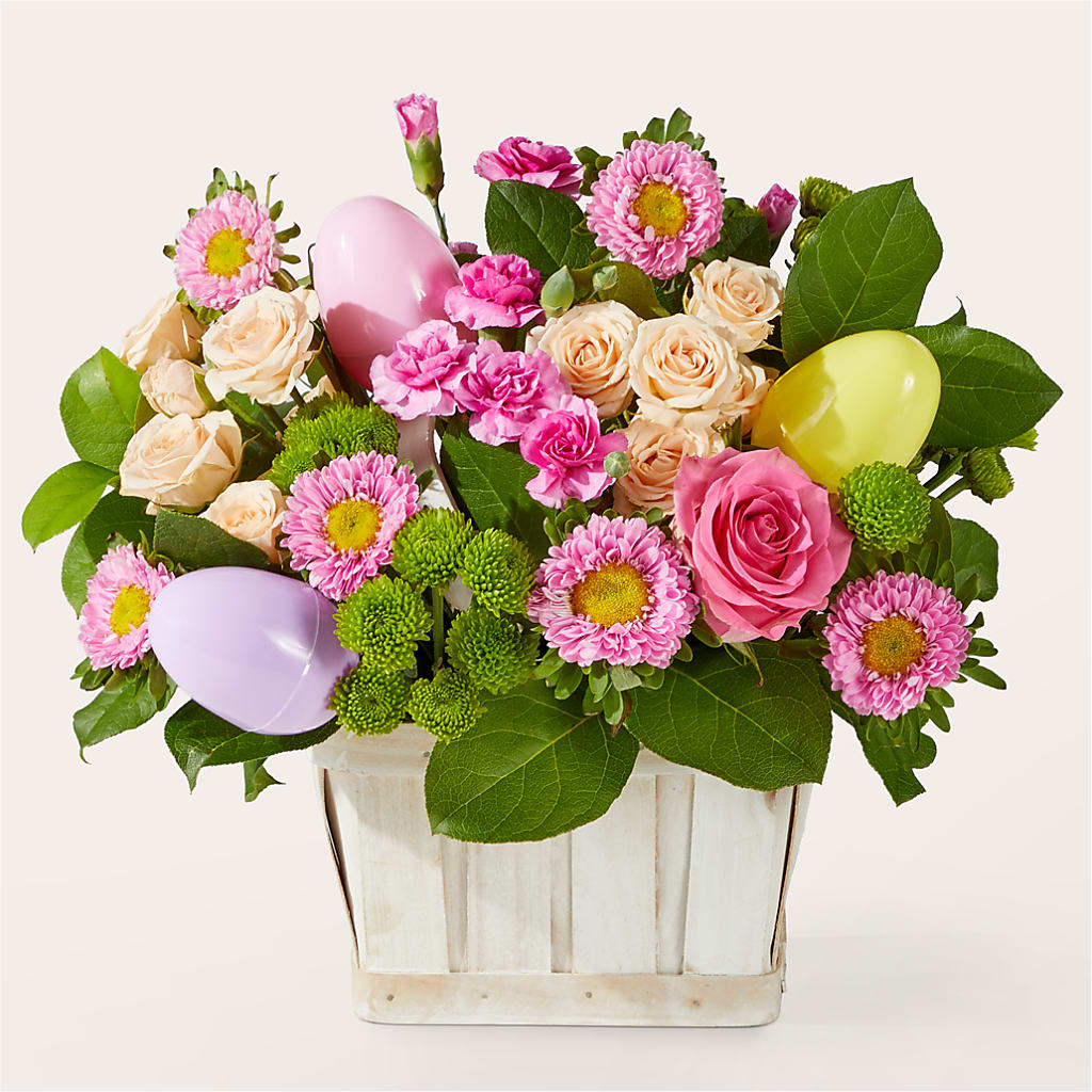 Get Eggcited Basket – KATHY'S FLOWERS, Adair OK