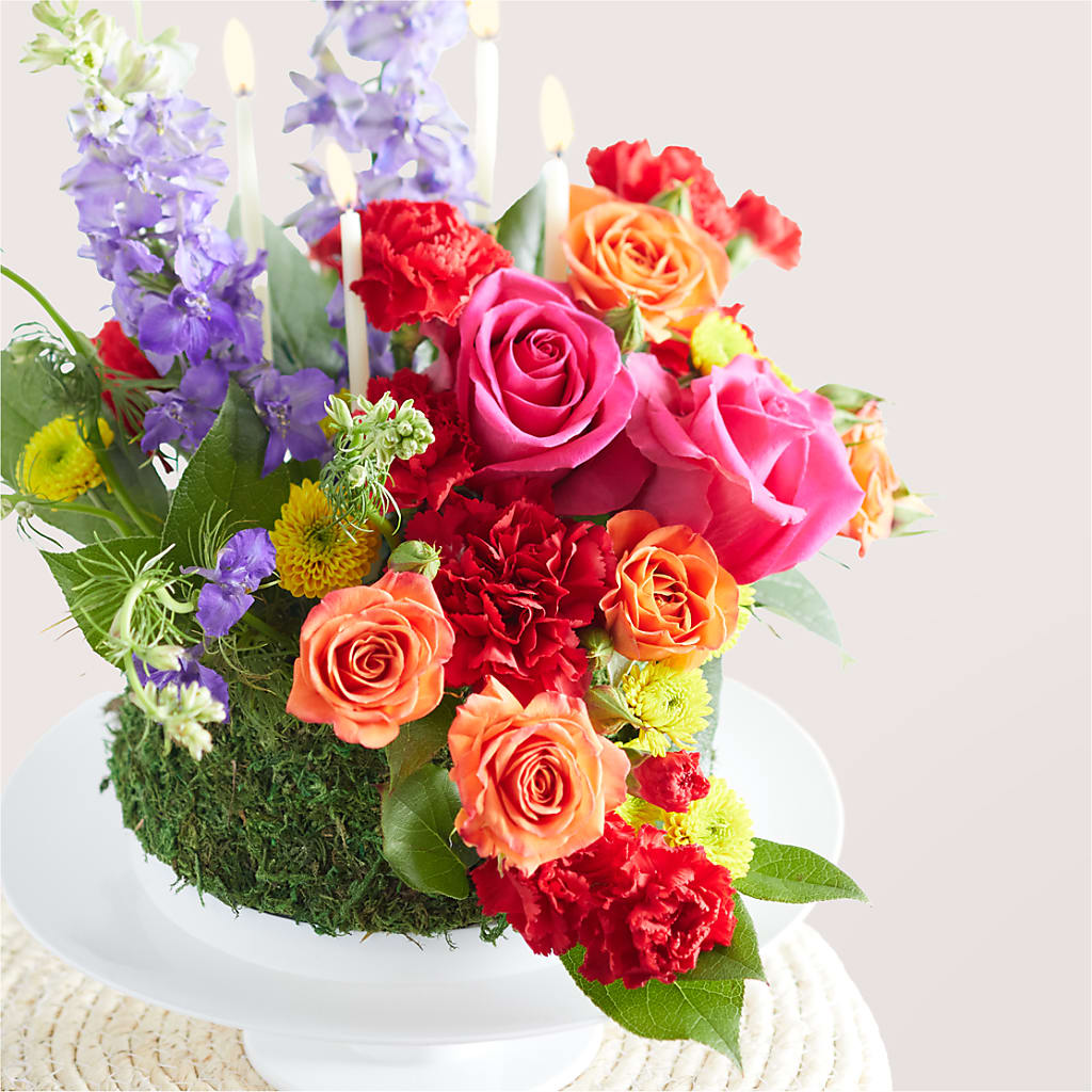 Best Year Yet Floral Cake – KATHY'S FLOWERS, Adair OK