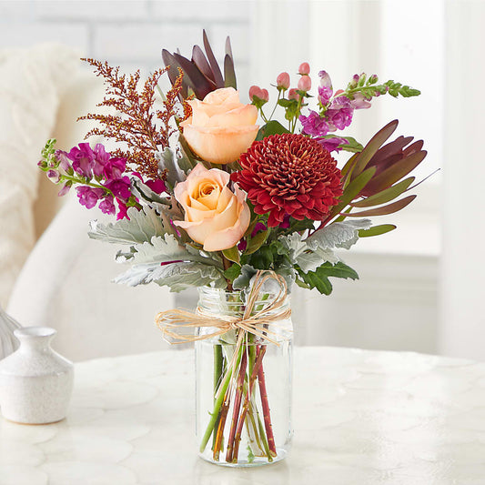 Moody Hues Bouquet – KATHY'S FLOWERS, Adair OK