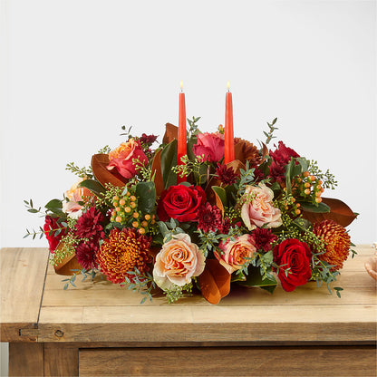 Gather Near Centerpiece – KATHY'S FLOWERS, Adair OK
