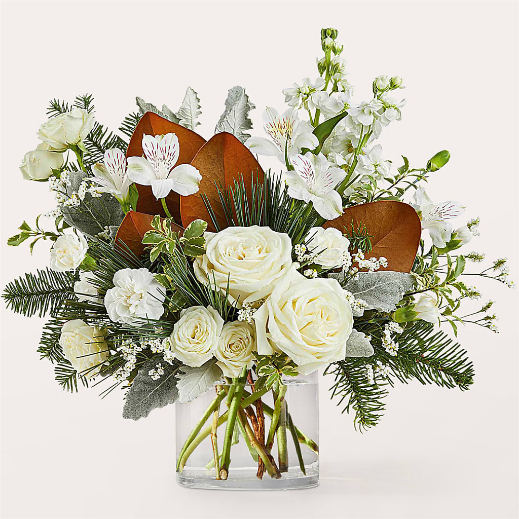 Fresh Snowfall Bouquet – KATHY'S FLOWERS, Adair OK