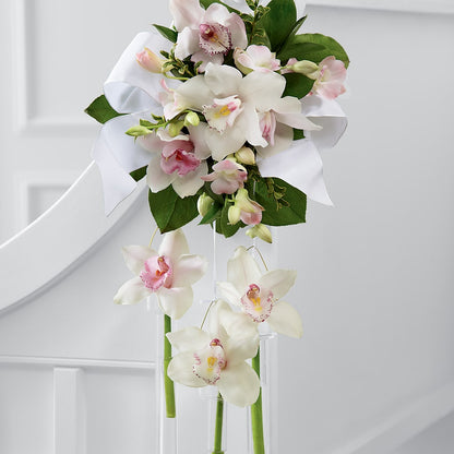 Perfect Entrance Pew Arrangement – KATHY'S FLOWERS, Adair OK