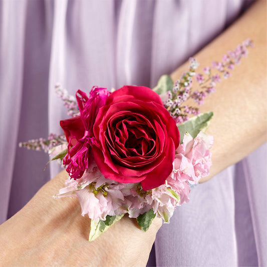 Rose Charm Corsage – KATHY'S FLOWERS, Adair OK