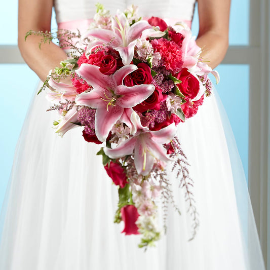 Lily & Rose Bouquet – KATHY'S FLOWERS, Adair OK