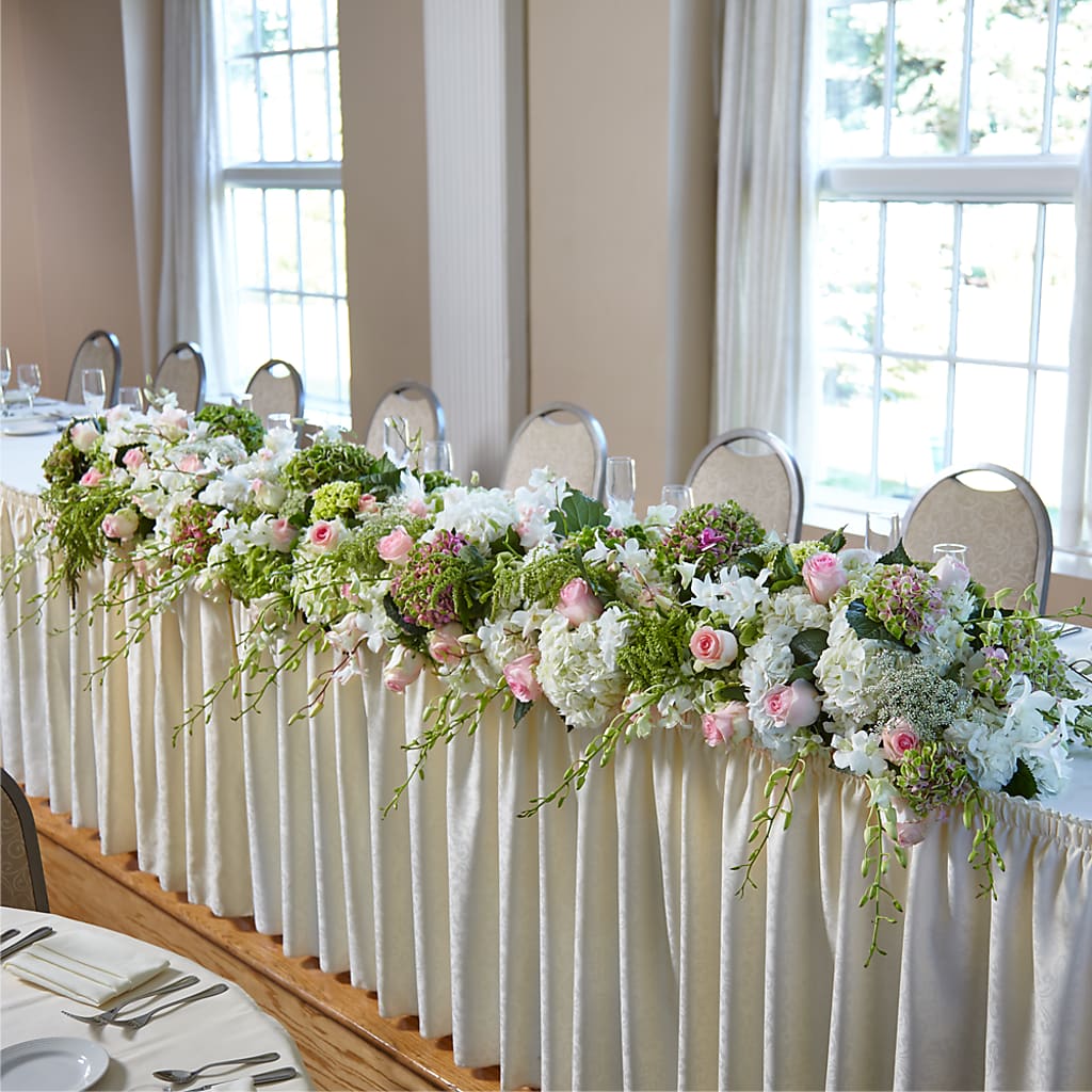 State of Joy Head Table Arrangement – KATHY'S FLOWERS, Adair OK