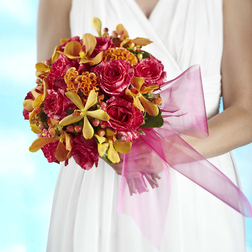 Brilliant Shades of Love Bouquet – KATHY'S FLOWERS, Adair OK