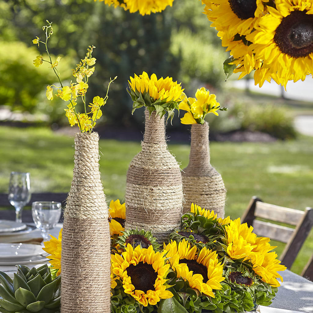 Sublime Garden Centerpiece – KATHY'S FLOWERS, Adair OK