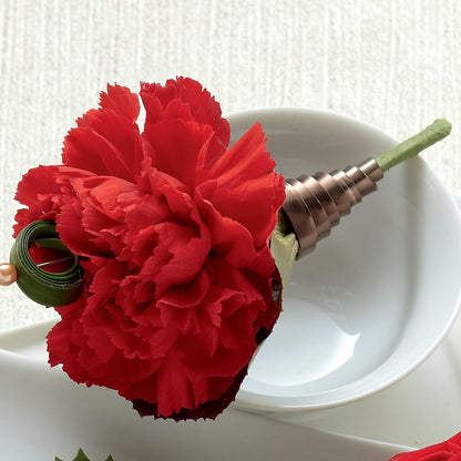 Red Carnation Boutonniere – KATHY'S FLOWERS, Adair OK