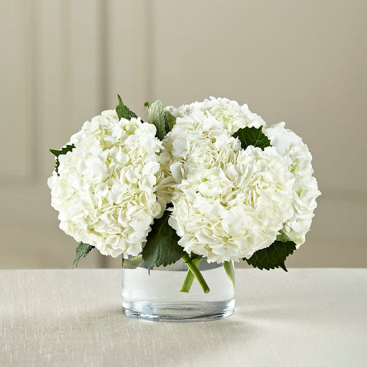 White Hydrangea Bouquet – KATHY'S FLOWERS, Adair OK