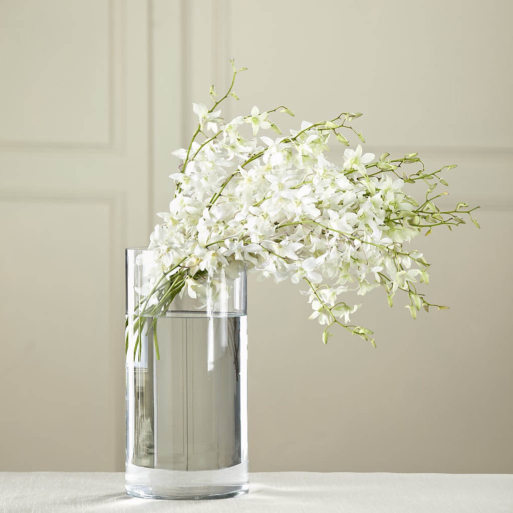 White Dendrobium Bouquet – KATHY'S FLOWERS, Adair OK